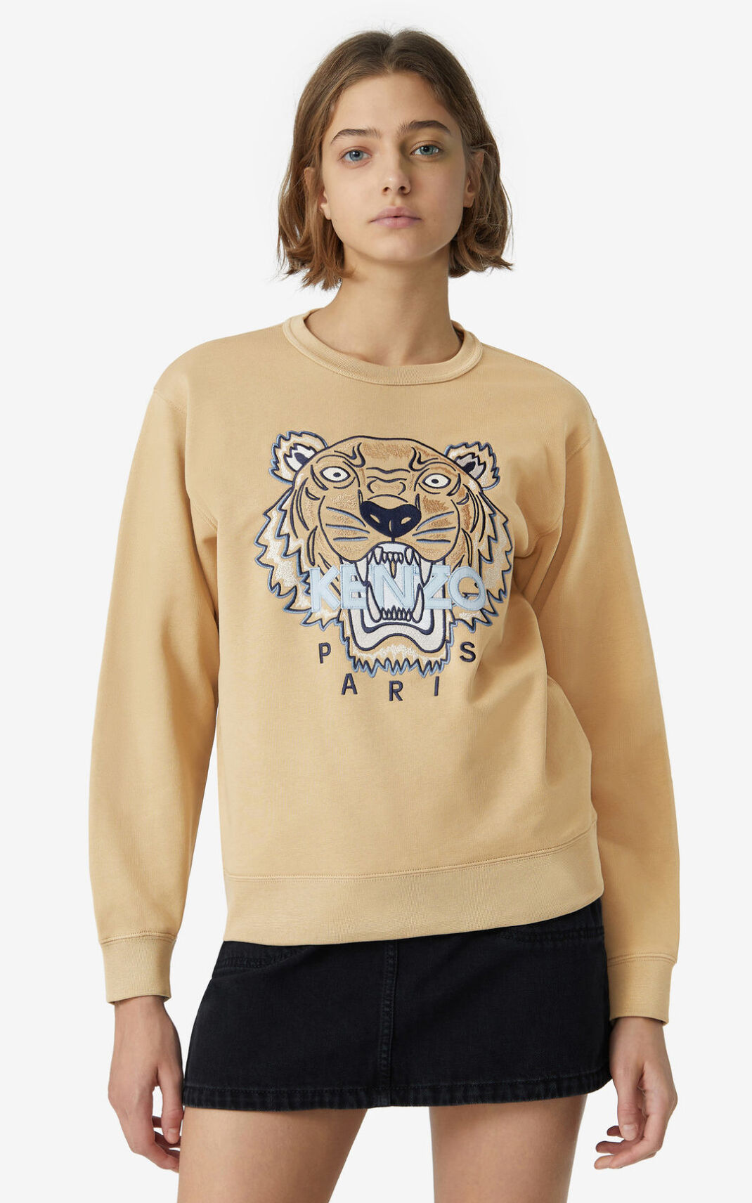 Kenzo 虎 スウェット レディース ベージュ - GXPIMO792